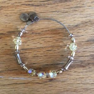 Alex and ani swarovski crystal beaded bracelet